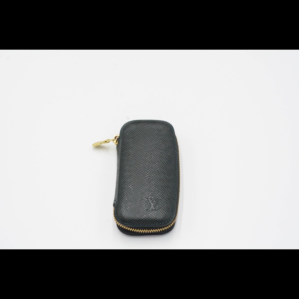 Louis Vuitton Olive/Deep Green Epi Key Pouch Zipper